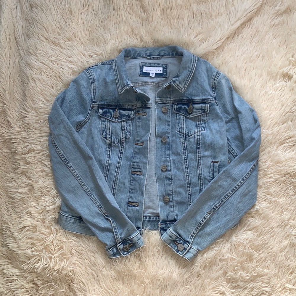 loft denim jacket